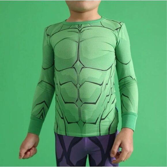 Posh Peanut Hulk Marvel Heroes I AM HULK Pajamas PJ Set Size 18-24M NIB - Picture 5 of 6